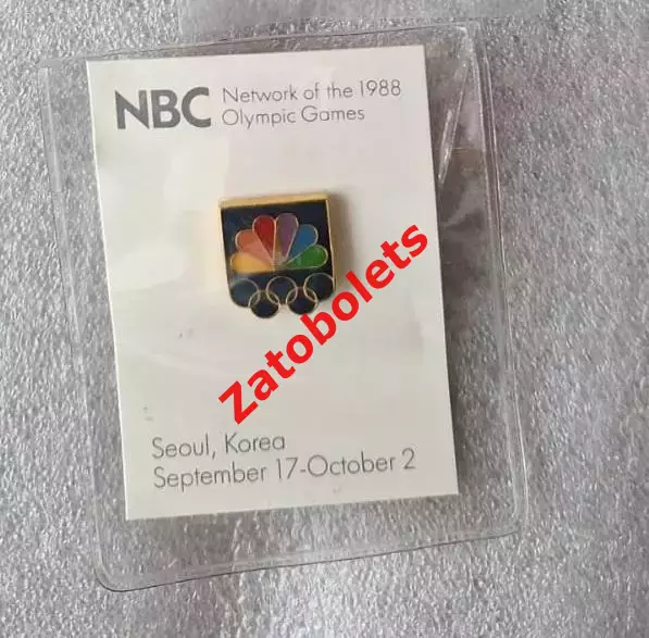 Знак Олимпийские Игры Олимпиада 1988 Сеул Корея