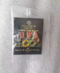Знак Олимпийские Игры Олимпиада 1988 США сборная