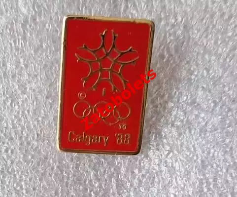 Знак Олимпийские Игры Олимпиада 1988 Калгари