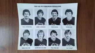 Хоккей НХЛ Питтсбург Пингвинз 1981-1982