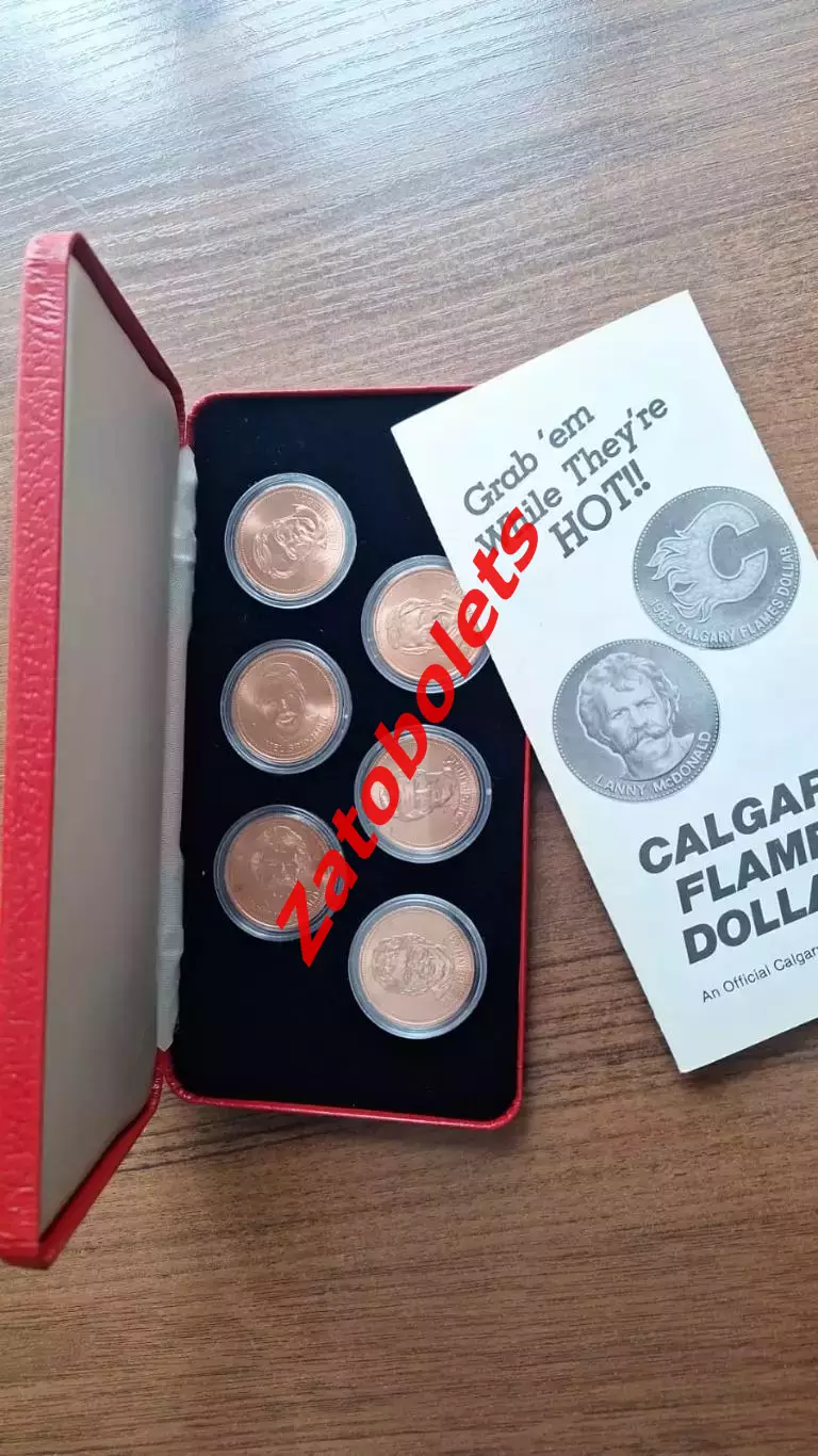 НХЛ Калгари Флеймз 1982 Доллары 1