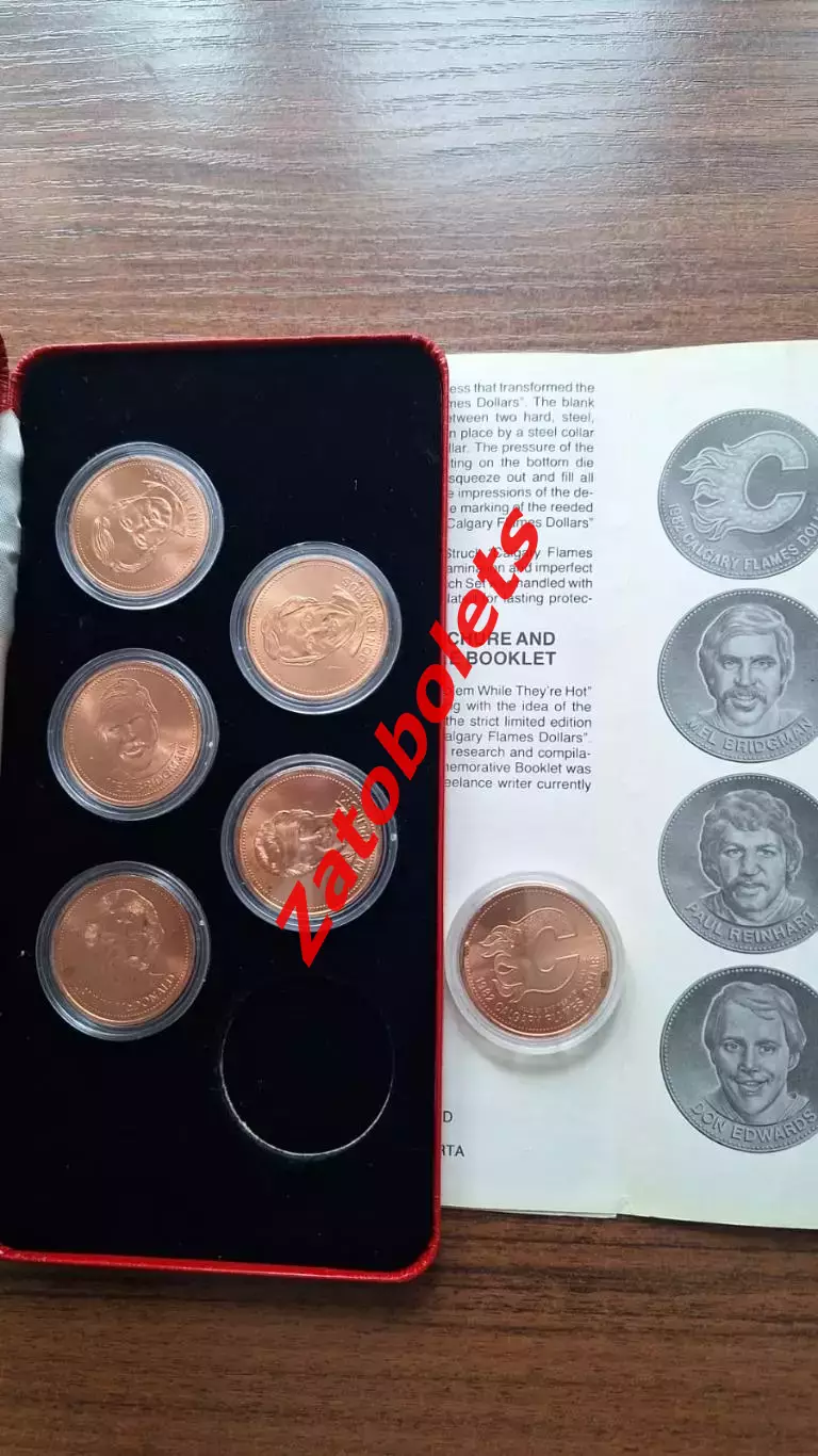 НХЛ Калгари Флеймз 1982 Доллары 2