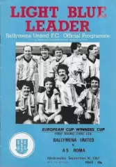 Балименна Юнайтед Северная Ирландия - Рома Италия 1981
