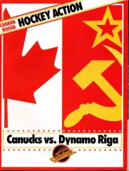 Ванкувер Кэнакс Канада НХЛ - Динамо Рига СССР Латвия 1988