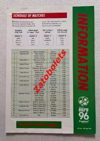 Чемпионат Европы 1996 Выпуск сборной Хорватии 2