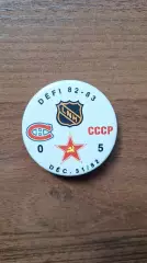 Знак Хоккей Монреаль Канадиенс Канада НХЛ - сборная СССР 31.12.1982