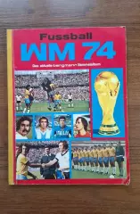 Альбом Чемпионат Мира 1974 с наклейками игроков BERGMANN Fussball WM 1974