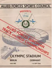 Легкая атлетика Союзники в Германии 1946