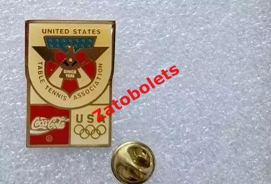 Олимпийские игры США настольный теннис Кока-кола Coca-Cola Олимпиада