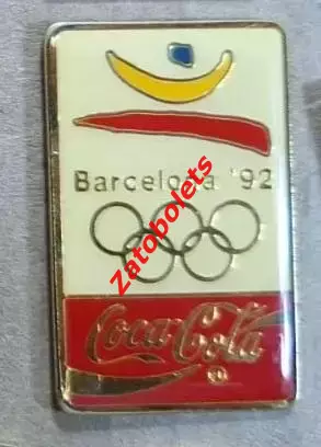 Олимпийские игры Олимпиада 1992 Барселона Кока-Кола Coca-Cola Спонсор