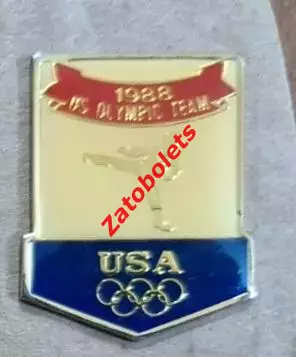 Олимпийские игры Олимпиада 1988 Сеул Сборная США Каратэ