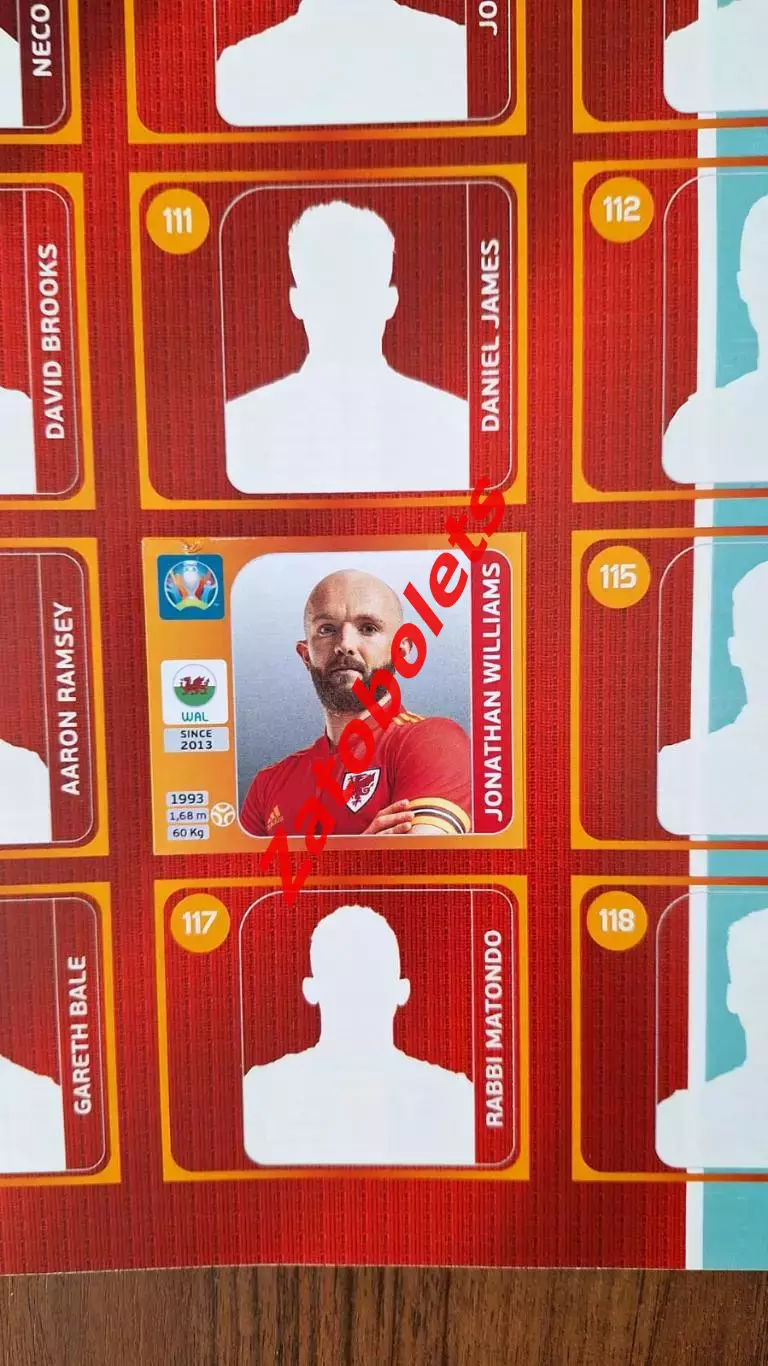Журнал альбом Панини PANINI Чемпионат Европы ЕВРО 2020 2021 (+ 6 наклеек) 3