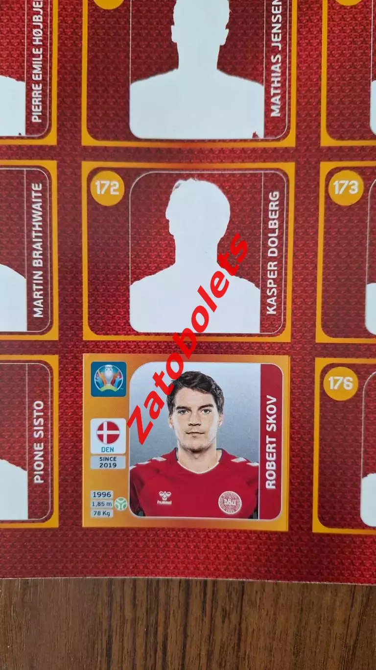 Журнал альбом Панини PANINI Чемпионат Европы ЕВРО 2020 2021 (+ 6 наклеек) 5