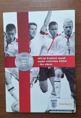 Англия сборная Медали Жетоны Чемпионат Европы 2004 — полный комплект