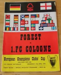 Ноттингем Форест Англия - Кельн Германия 1979