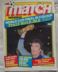Италия - Германия 1982 Финал Match Weekly Football Magazin