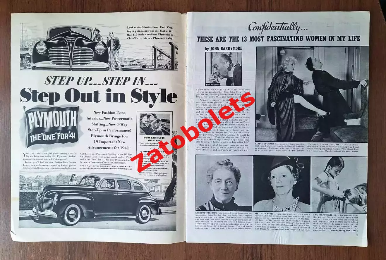 Журнал LOOK 05.11.1940 Выборы США Франклин Рузвельт Корабли Бокс Гейбл 1