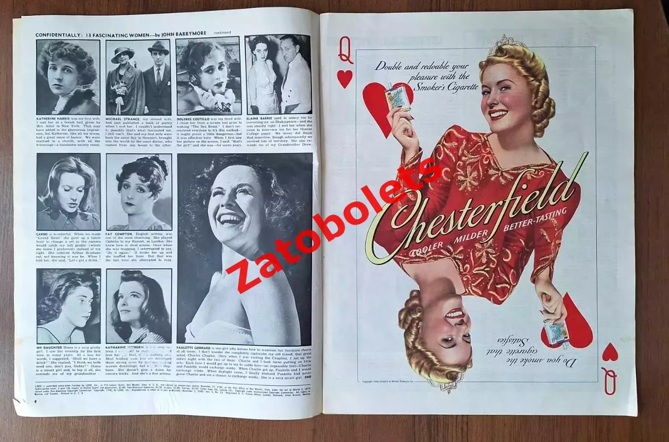Журнал LOOK 05.11.1940 Выборы США Франклин Рузвельт Корабли Бокс Гейбл 2