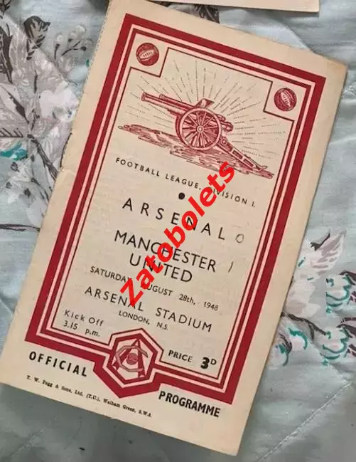 Арсенал - Манчестер Юнайтед 1948