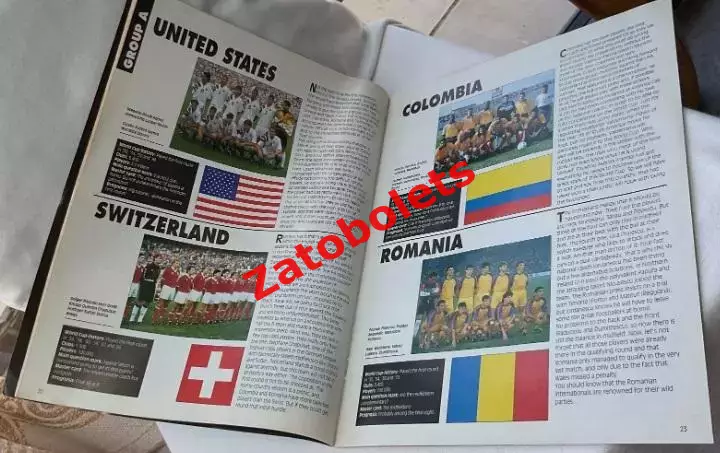 Чемпионат Мира 1994 Общая Программа Гид Guide 1