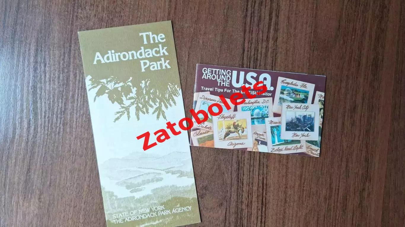 Официальная папка Агентства парка Адирондак Нью-Йорк, США 1980 Олимпиада 4