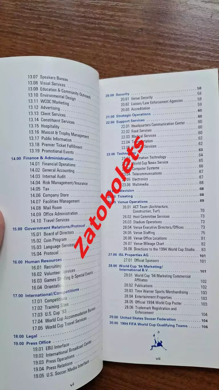 Чемпионат Мира 1994 Guide Гид 2