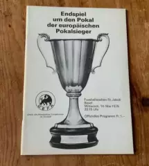 Динамо Киев СССР - Ференцварош Будапешт Венгрия 1975 Кубок Кубков Финал
