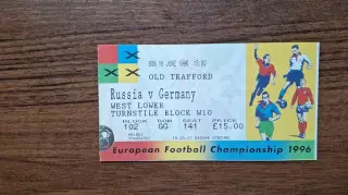 Россия - Германия. 1996 Чемпионат Европы Англия