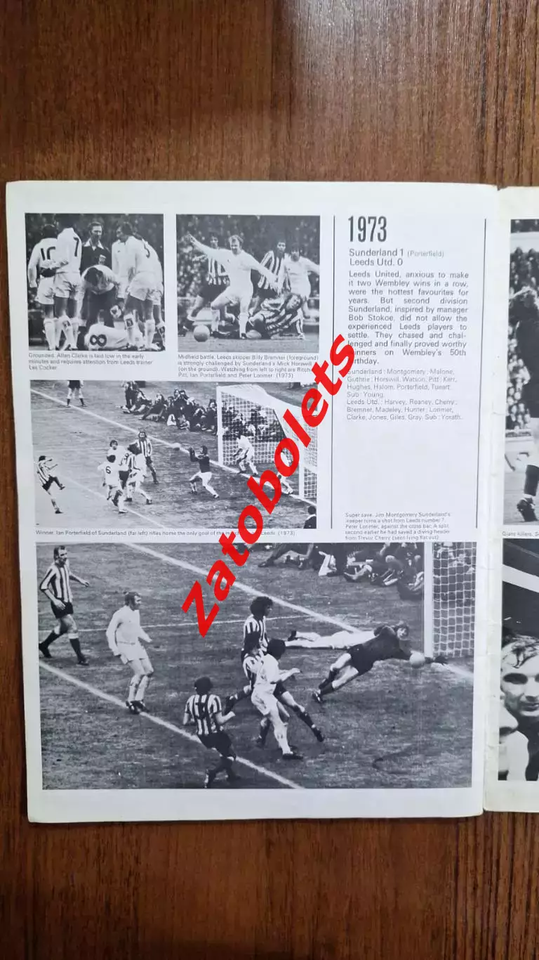 Кубок Англии Финалы 1923 - 1973 Daily Mirror Wembley Soccerscope 2