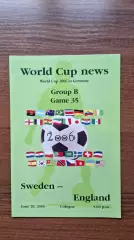 Англия - Швеция 2006 Чемпионат Мира Германия World cup news