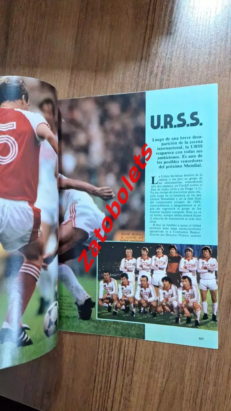Чемпионат Мира 1982 Испания Гид 1