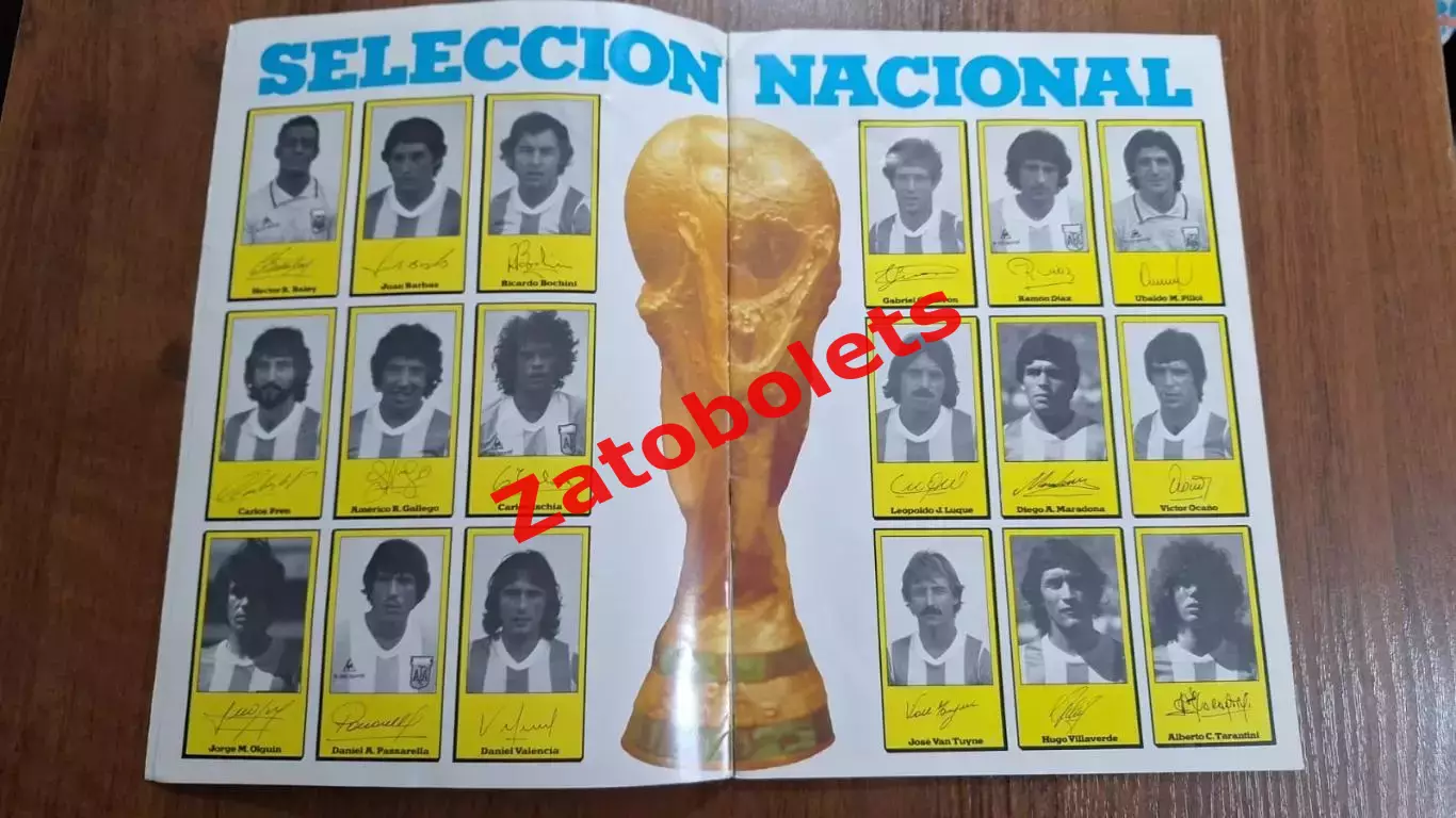 Чемпионат Мира 1978 - 1982 Сборная Аргентины (Ассоциация футбола Аргентины) 2