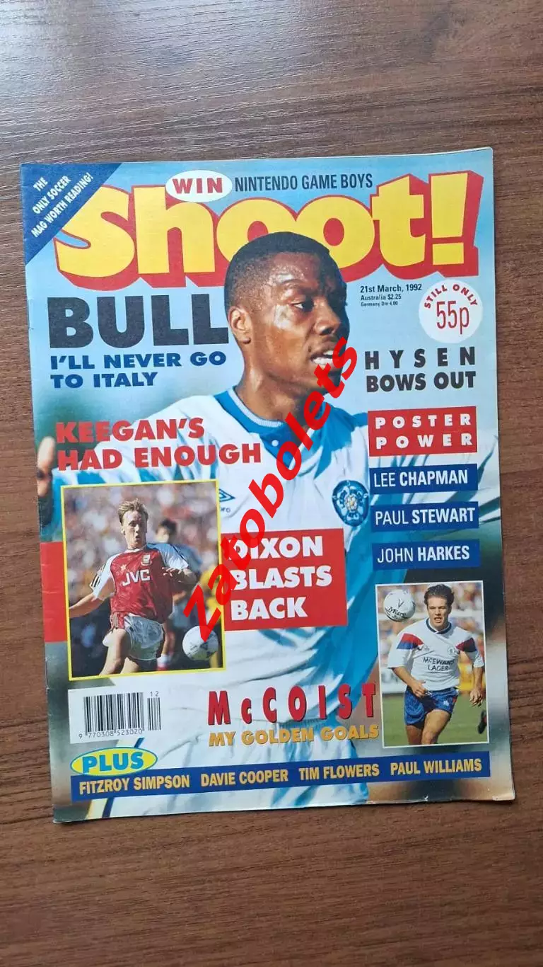 Футбол Shoot 21.03.1992 Маккойст Чапмен