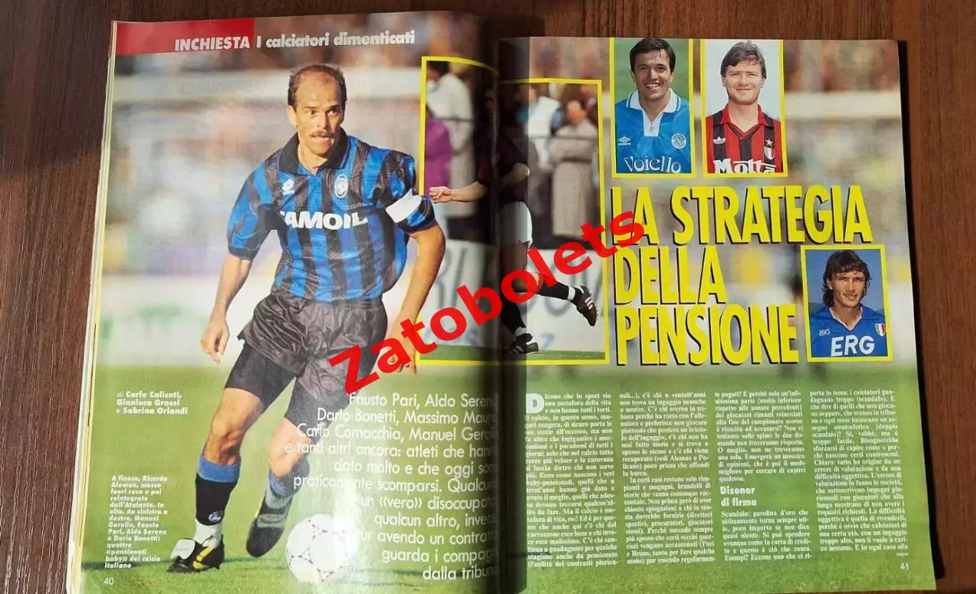 Guerin Sportivo 51 - 52 - 1993 Гуэрин Спортиво Италия Баджо Золотой Мяч 5