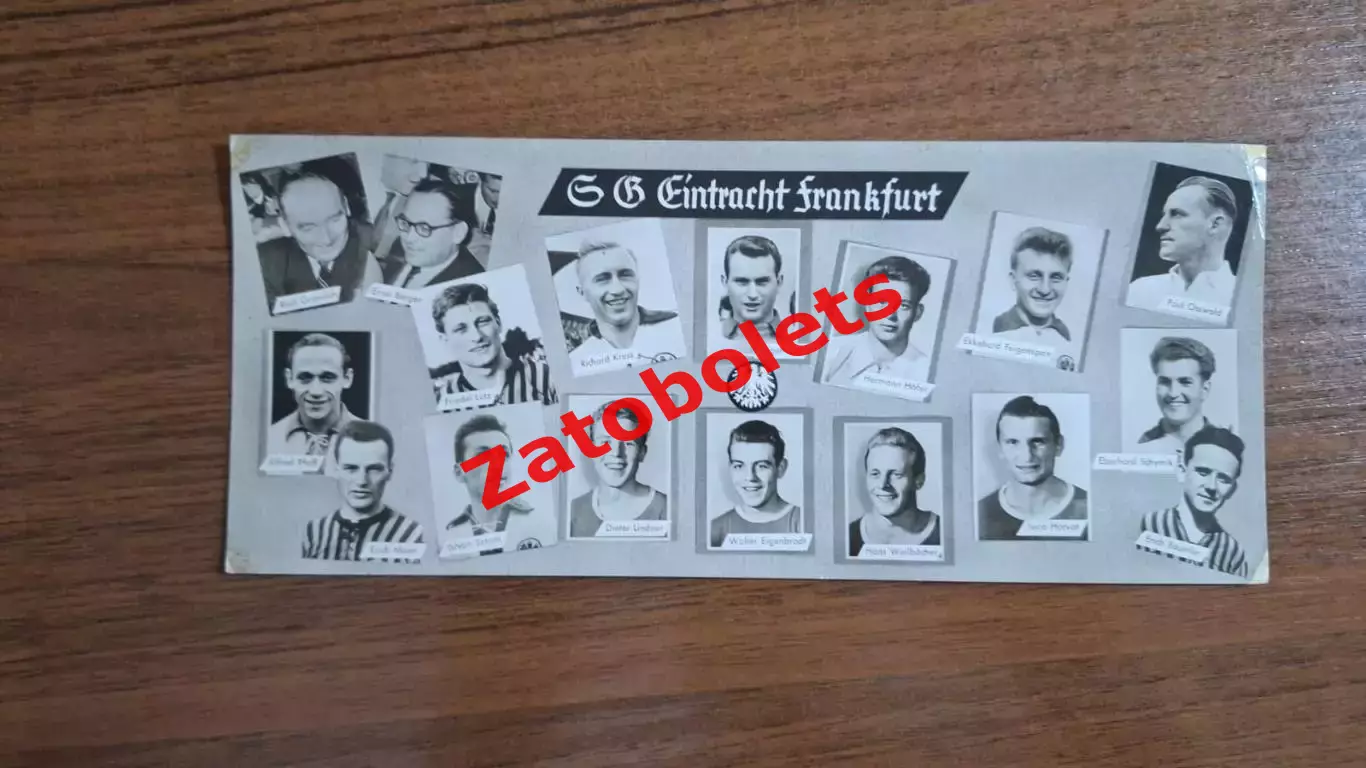 Фото Айнтрахт / Эйнтрахт Фрнакфурт Германия ФРГ 1959-1960 е