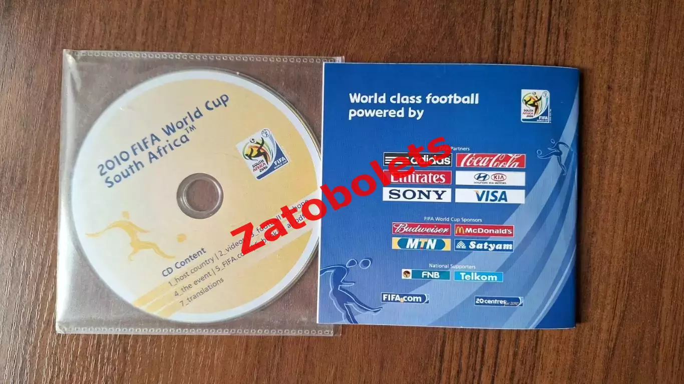 компакт-диск (CD) Чемпионат Мира по футболу 2010 FIFA World Cup 4