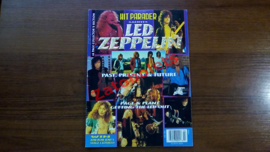 Журнал Хит парад. Led Zeppelin Февраль 1995, 100 стр. Американское издание