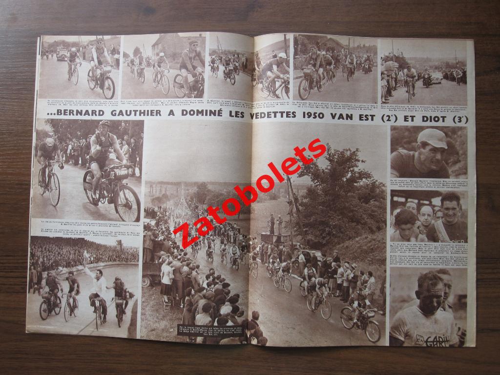 Журнал Miroir-Sprint/Франция №259 - 28.05.1951 Ницца-чемпион Франции 1951 3