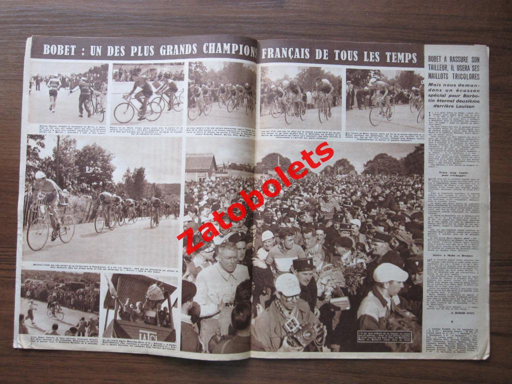 Журнал Miroir-Sprint/Франция №263 - 25.06.1951 Автогонки 24 часа Ле-Мана 1951 2