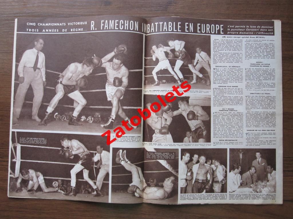 Журнал Miroir-Sprint/Франция №264 - 02.07.1951 Автогонки Теннис 3