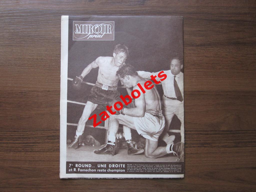 Журнал Miroir-Sprint/Франция №264 - 02.07.1951 Автогонки Теннис 6