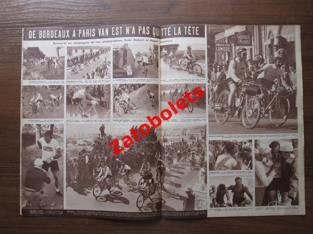 Журнал Miroir-Sprint №311 - 26.05.1952 Франция - Англия, Франция - Бельгия 2