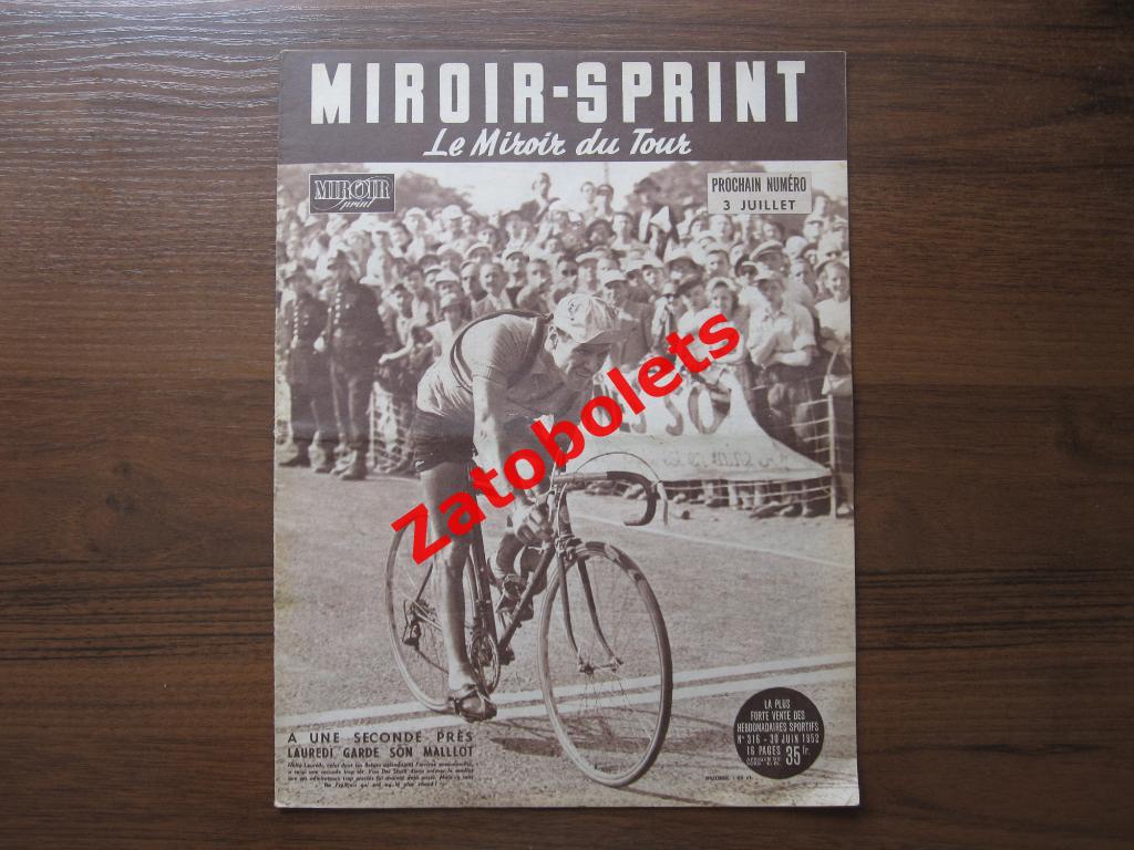 Журнал Miroir-Sprint №316 - 30.06.1952 Олимпиада 1952 подготовка