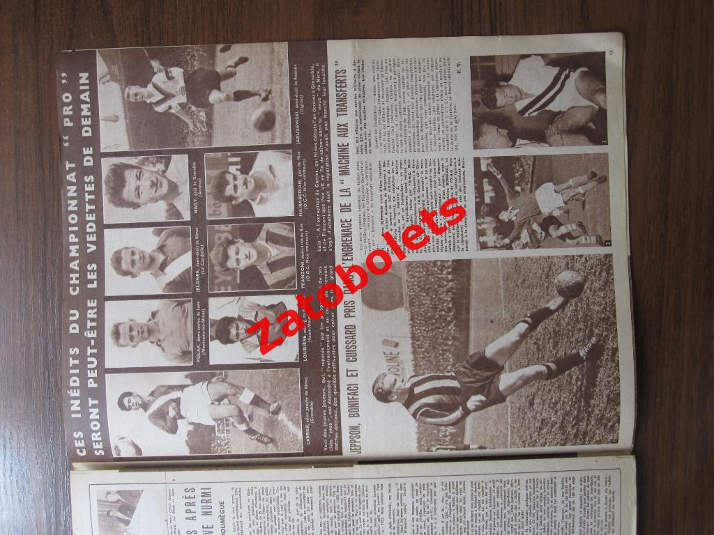 Журнал Miroir-Sprint №325 - 01.09.1952 Волейбол Чемпионат Мира 1952 Москва СССР 3