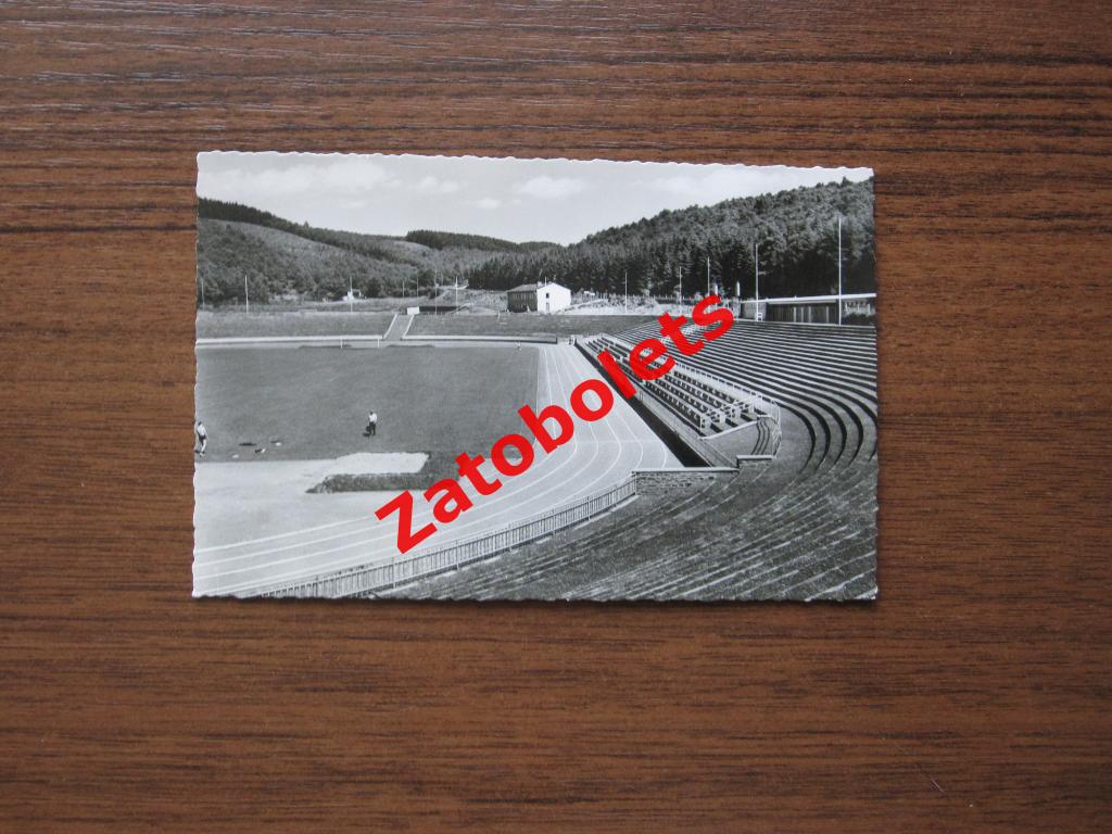 Почтовая карточка Германия Зиген Leimbach Stadion Sportfreunde Siegen