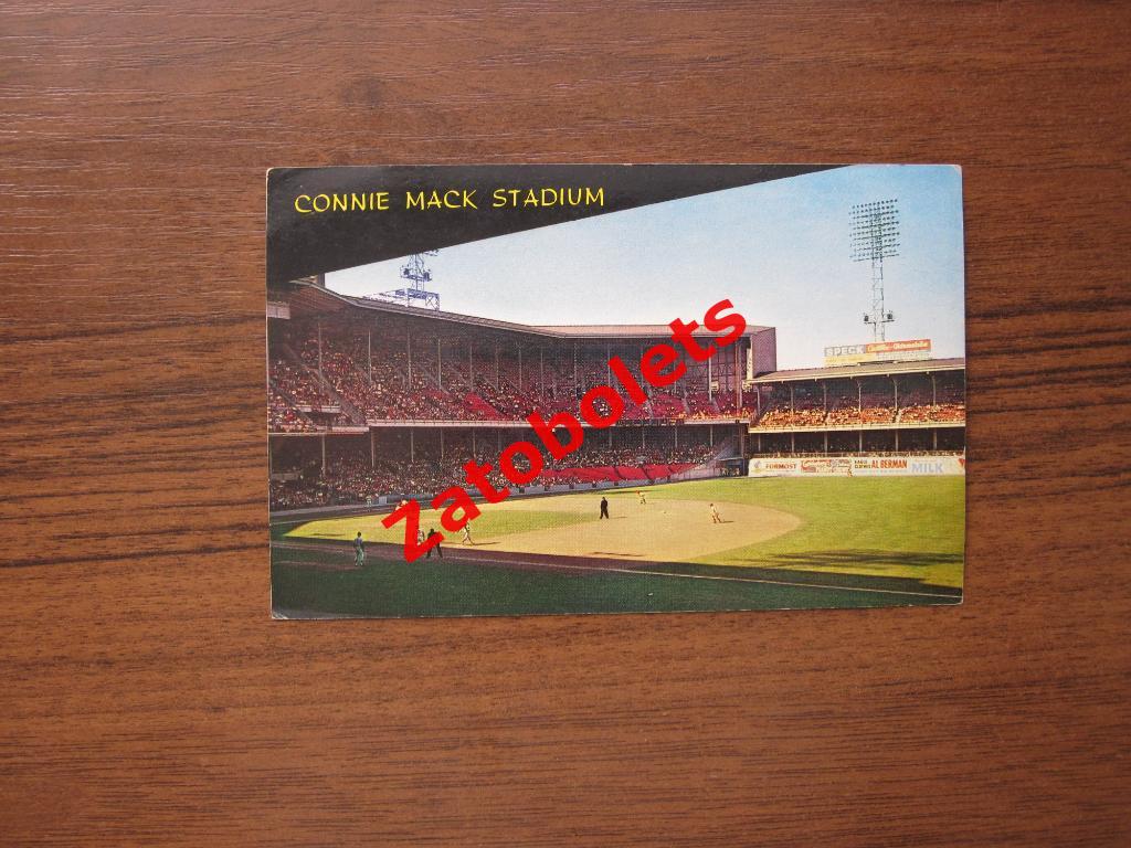 Почтовая карточка США Филадельфия Connie Mack Stadium МЛБ 7