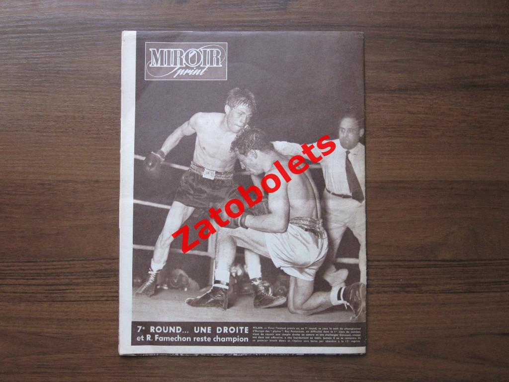Журнал Miroir-Sprint/Франция №264 - 02.07.1951 Автогонки Теннис 2
