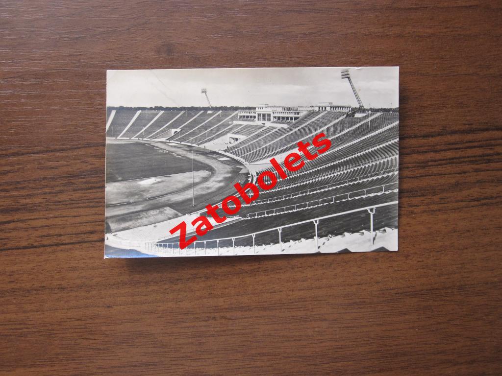 Почтовая карточка Лейпциг Германия Cтадион Stadion der Hunderttausen 7
