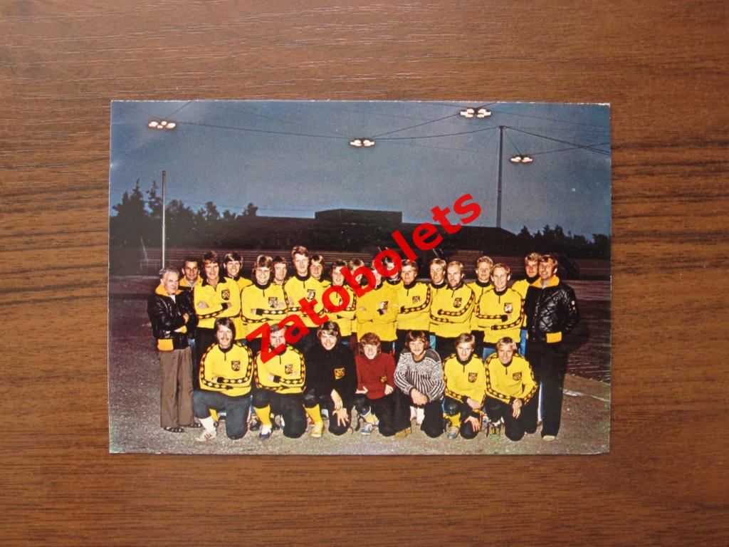 Фото Ветланда Швеция/Vetlanda Bandyklubb Хоккей с мячом Почтовая открытка