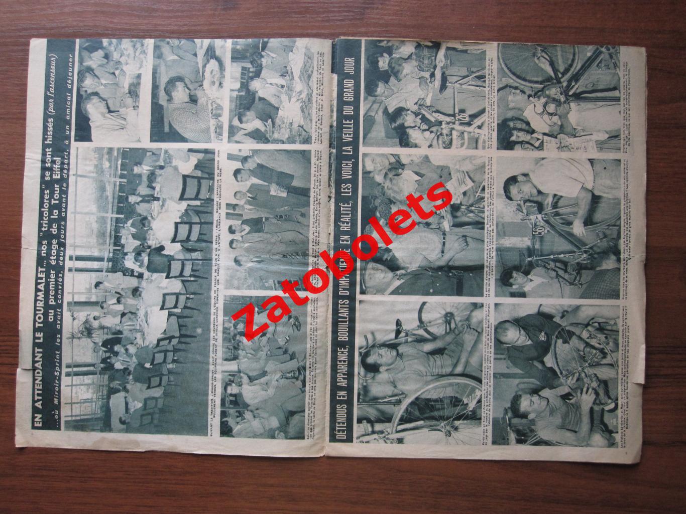 Велоспорт Тур де Франс 1950 Tour de France Журнал Miroir-Sprint 14.07 Франция 1